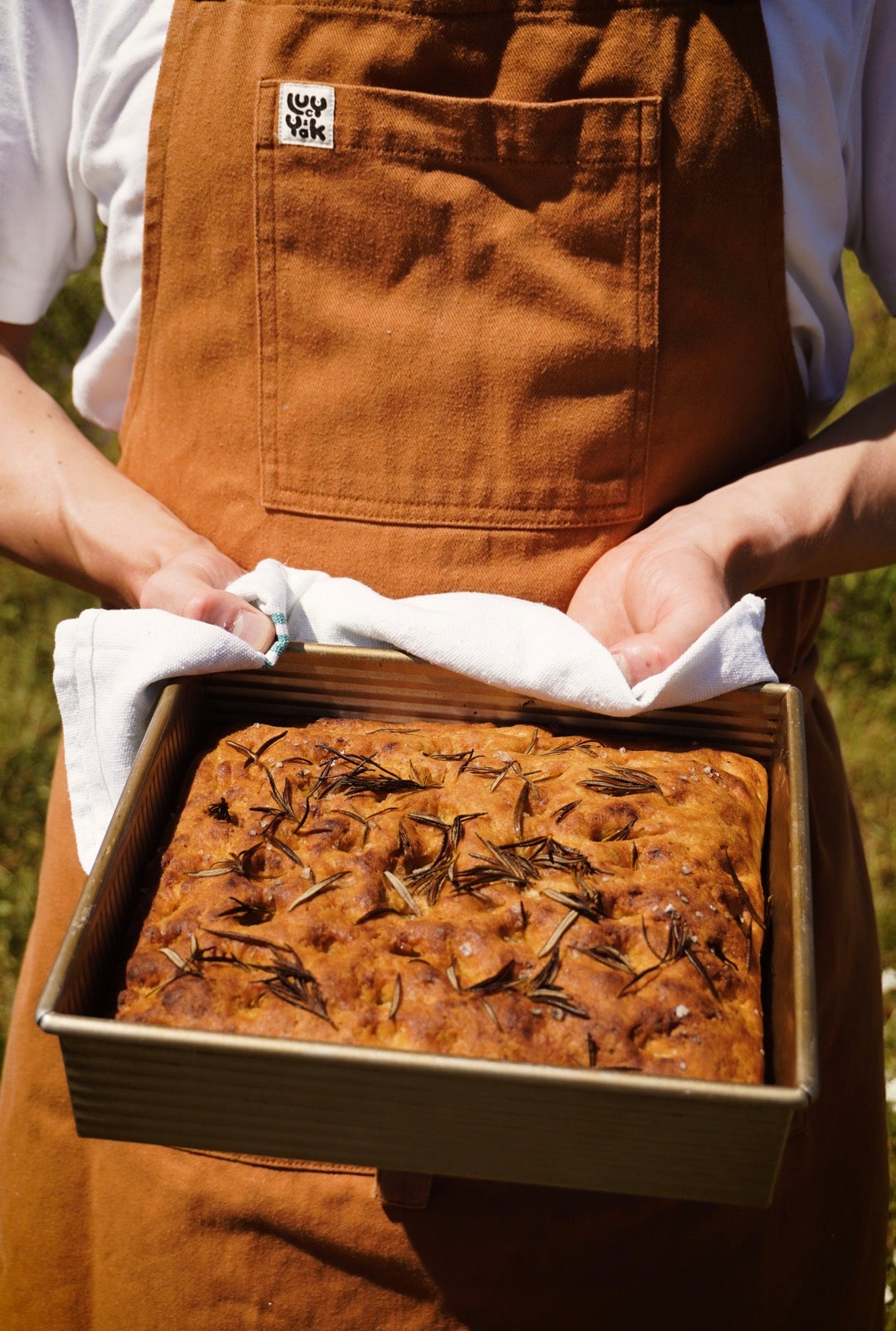 Rosemary & Salt Focaccia Slice