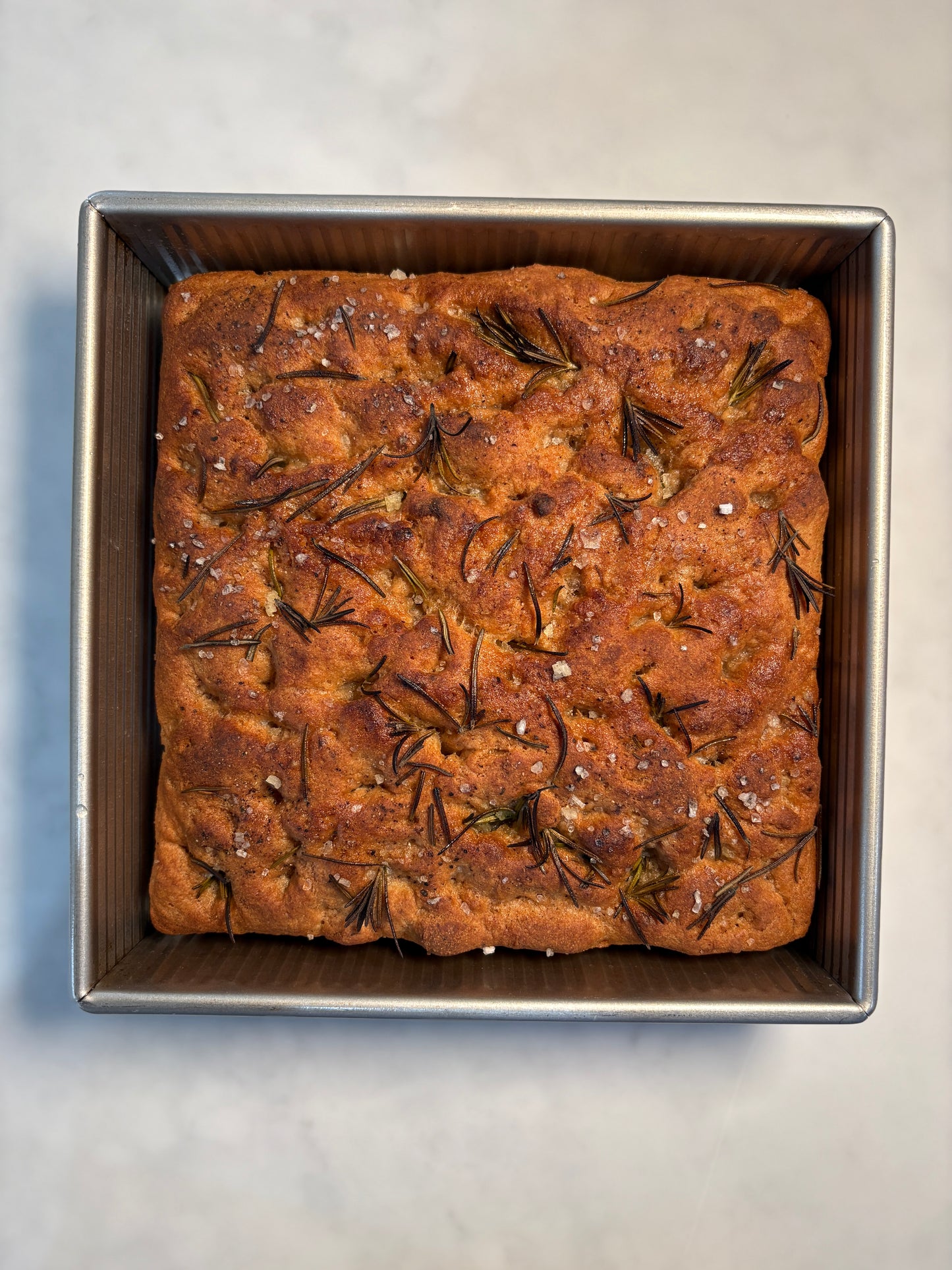 Rosemary & Salt Focaccia Slice