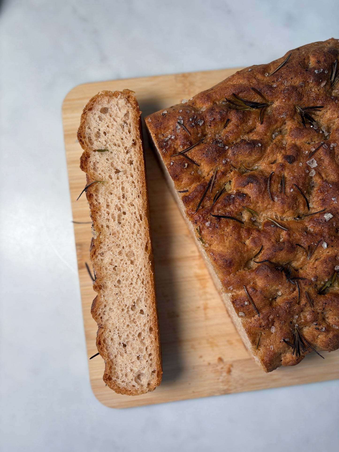 Rosemary & Salt Focaccia Slice